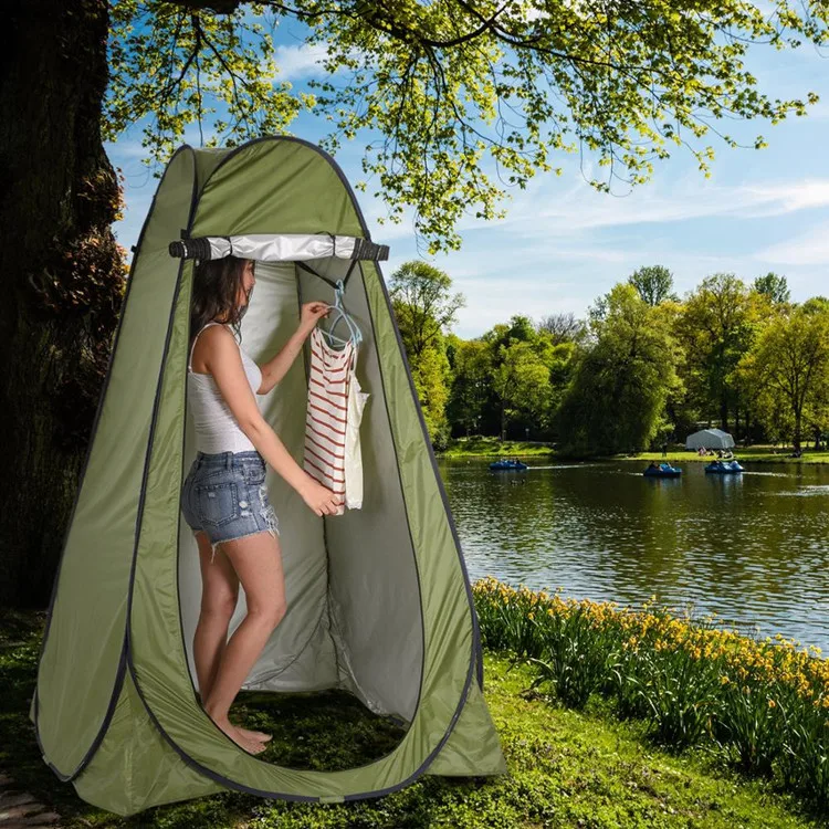 Pop Up tent   portable toilets outdoor camping Changing Room Rain Shelter with Window