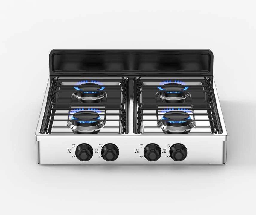 Индукционная газовая плита с духовкой