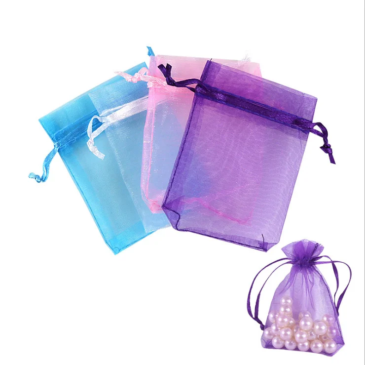 Wholesale travel portable bag small essential oil perfume cosmetic bottle gift gauze bag
