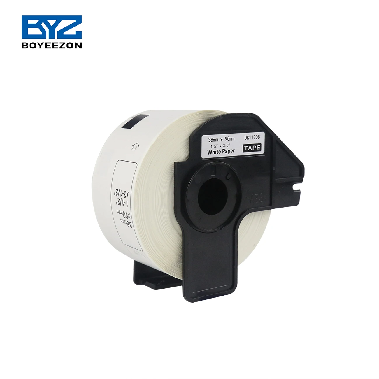 DK11208 38mm Black on White Self Adhesive Thermal Paper Label Roll DK-11208 for broter QL-500 QL-650TD Printer