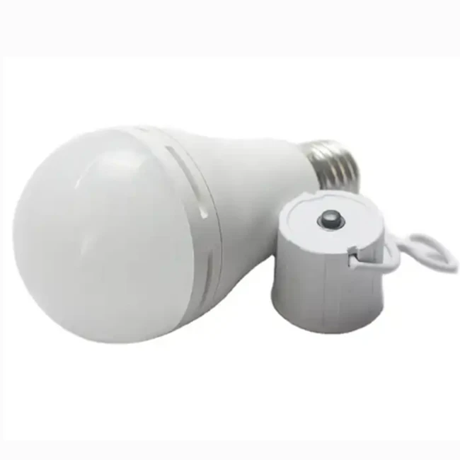 Outdoor camping 9W 12W 15W 18W E27 b22 base A60 type rechargeable bulb led emergency light bulb