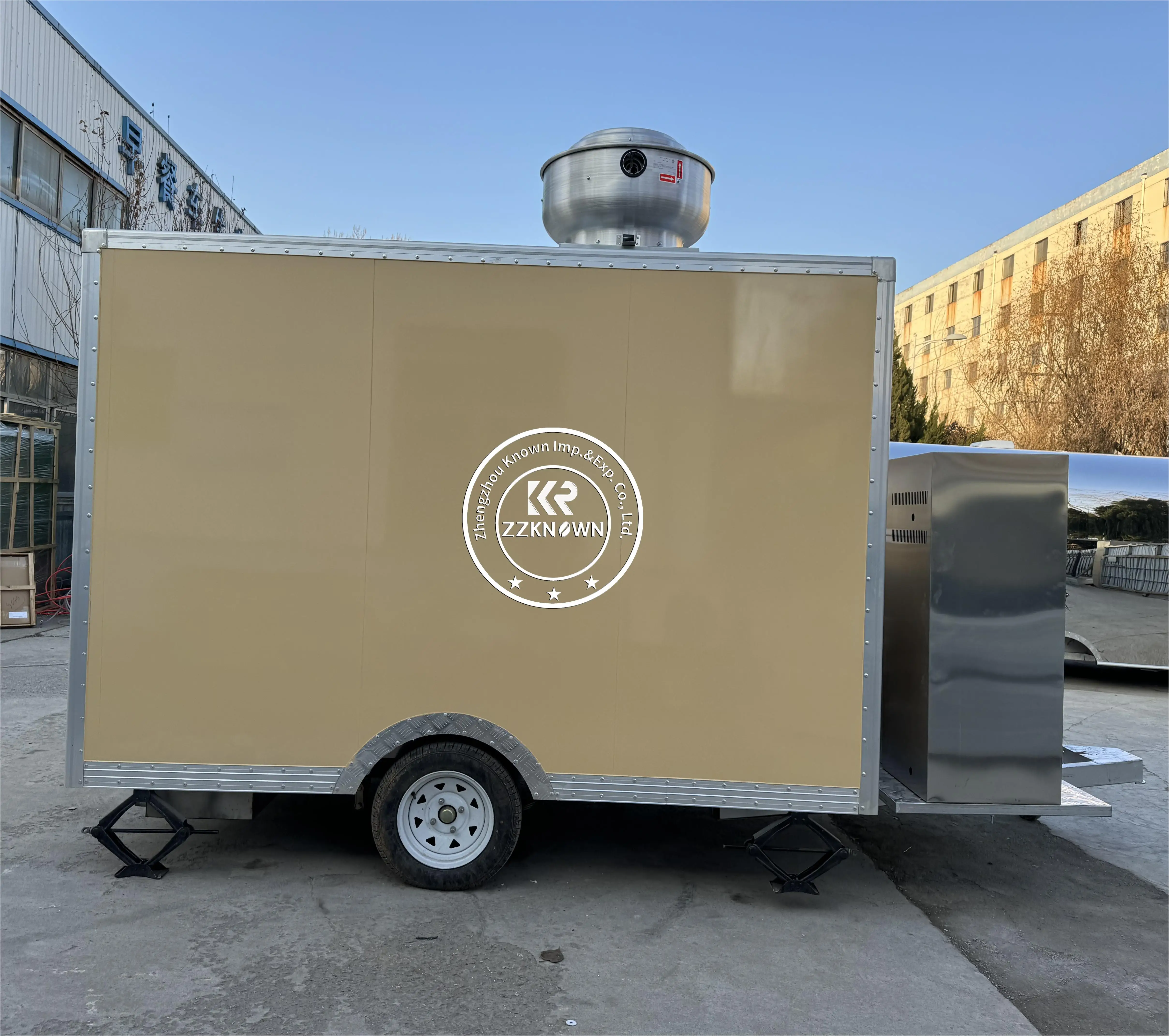 Custom Mobile Food Van Cart Concession Food Trailer with Fully Equipped Food Truck Trailer DOT Approved for Sale