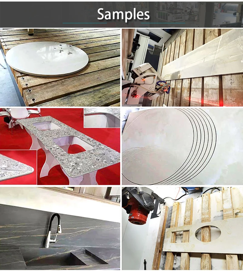 Jcxstone гранитная мраморная CNC фрезерная и режущая мостовая пила инфракрасная кварцевая 5 осевая плитка задняя брызговочная машина Cnc