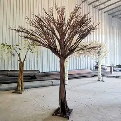 factory price high quality artificial white dry tree branch wedding decoration trees for sale