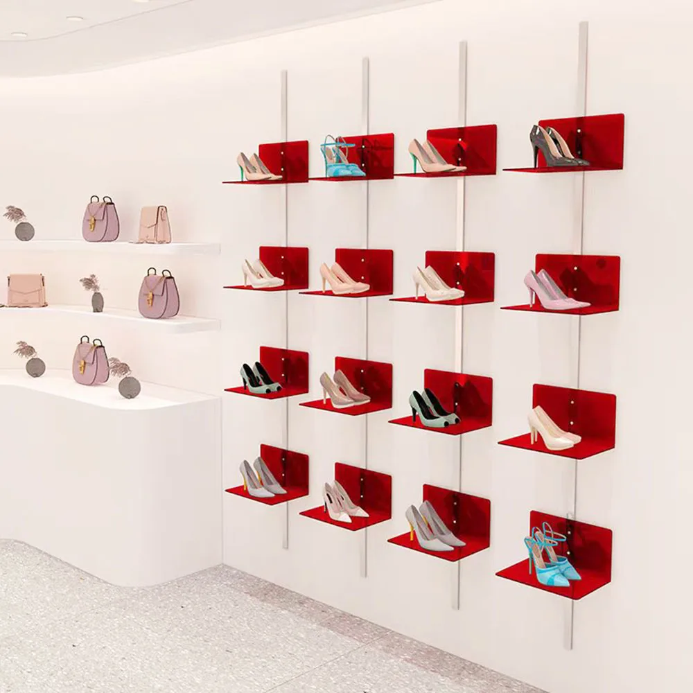 Custom Acrylic Sunglasses Storage Display Stand Holder Organizer Case Show Rack Wall Mounted Shoe Rack Display Racks