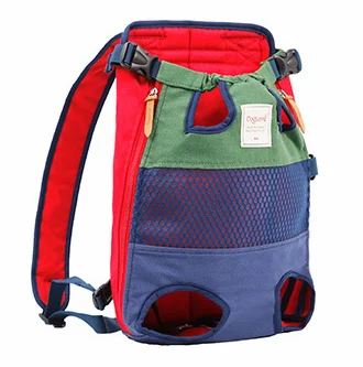 High Quality Outdoor Durable Canvas Pet Dog Backpack Carrier bag for dogs and cats with 4 feet Pet Travel Bag