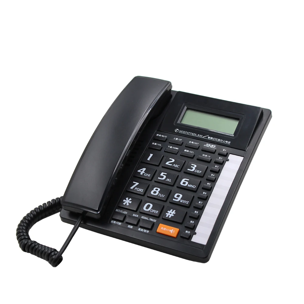 2022 High Quality Caller ID Corded / Analog Telephone OEM Factory