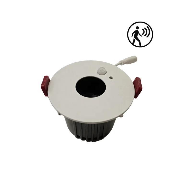 10 Вт светодиодный датчик движения downlight Интеллектуальный индукционный downlight buit-in PIR сенсор