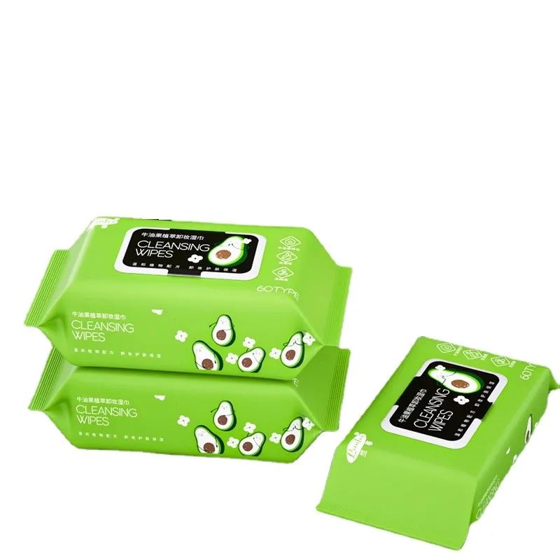 China single bag wet wipes importers eco spunlace nonwoven wet wipes makeup removal clean