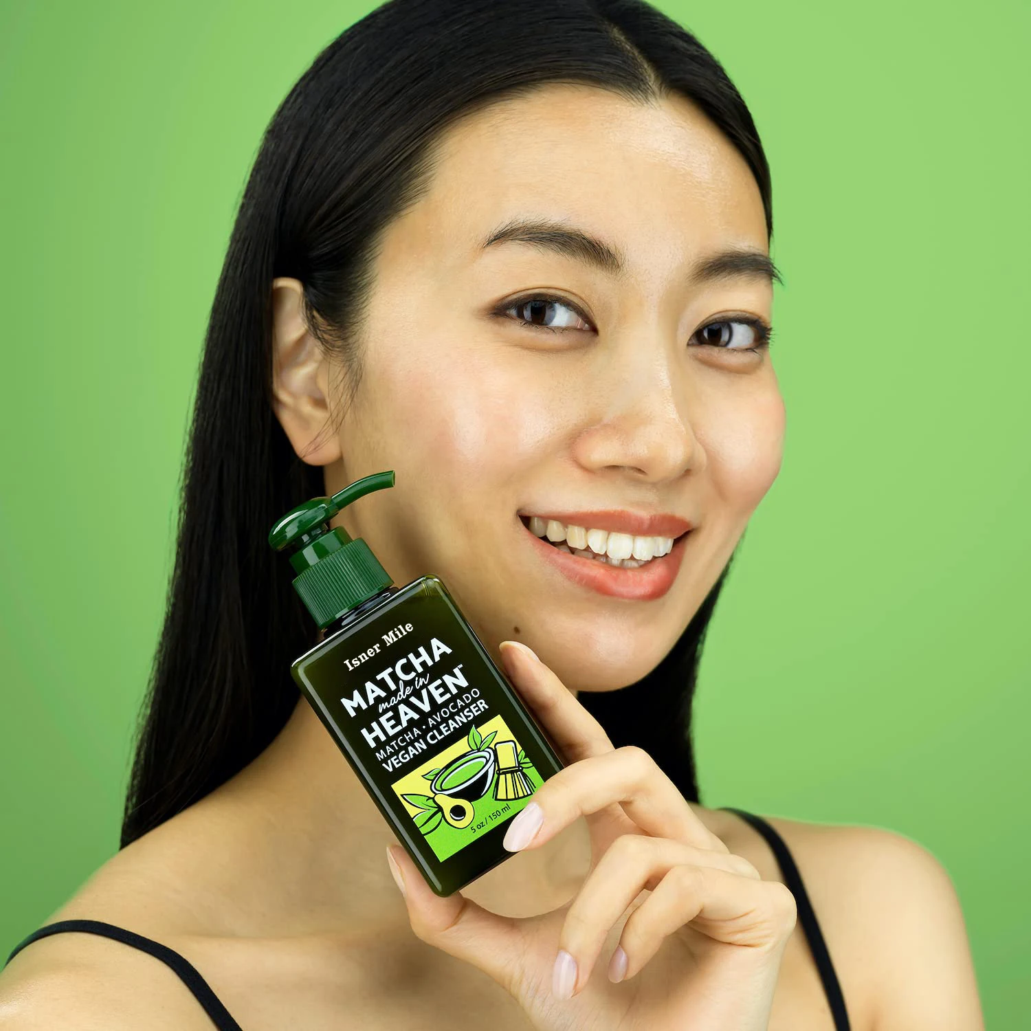 Green Tea Vegan Face Care Gel Cleanser Clears Pores Treats Acne Reduces Pore Facial Wash