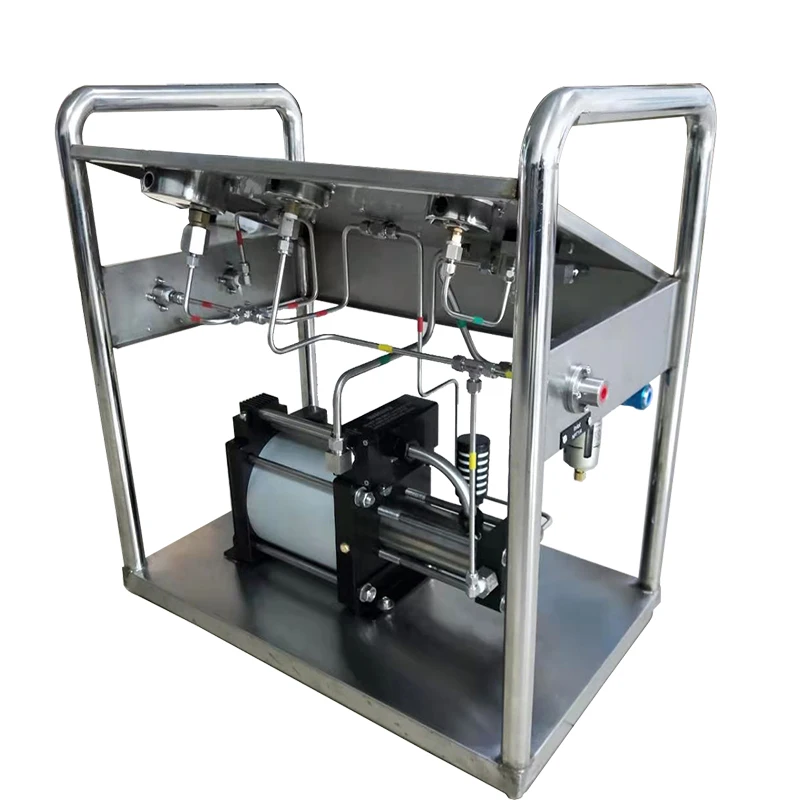 USUN brand Model:US-GB15  Portable Pneumatic driven gas booster Unit for gases transferring