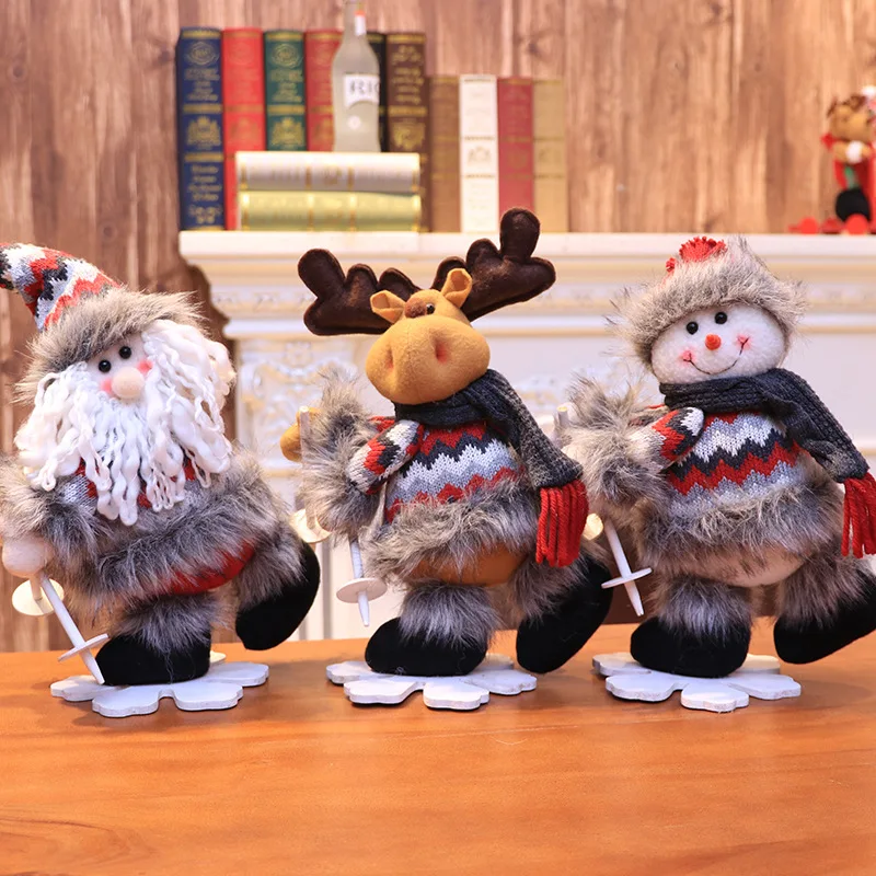 Snowflake doll Christmas toy desktop decoration Christmas gift