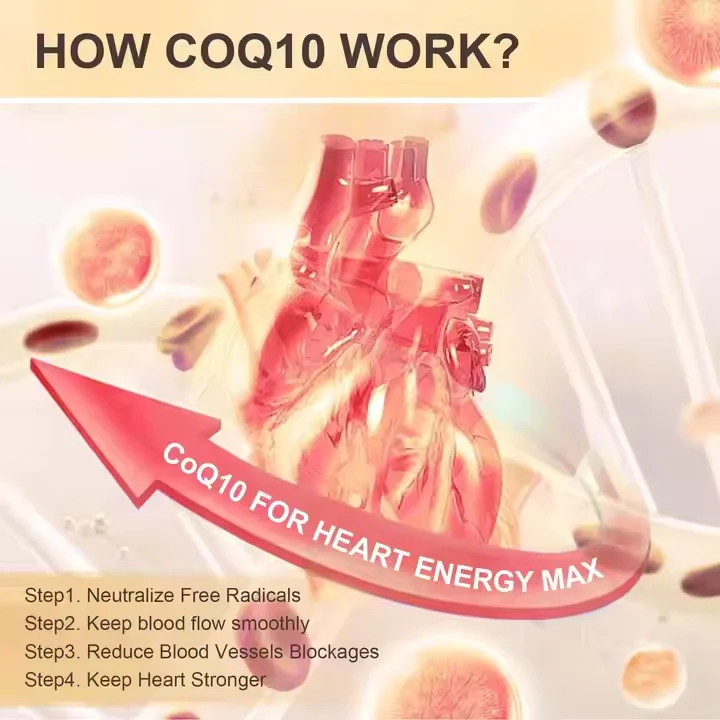 Coenzyme Q10, alpha-lipoic acid, Omega-3, resveratrol,and other six in one soft candy can strengthen the heart and blood vessels