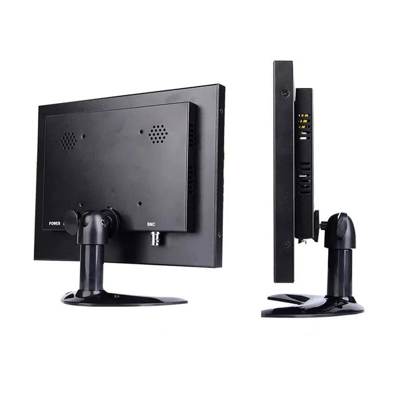 7 Inch IPS TFT LED CCTV Mini Monitor with Widescreen HD-MI Port AHD LCD Extended Monitor Screen for Wall Mount HDMIED Connection