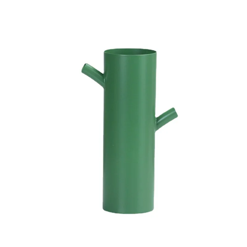 Ins nordic vases Metal Frame geometrical shape Iron Flower bud cylinder Vase Decorative wedding wire flower vase