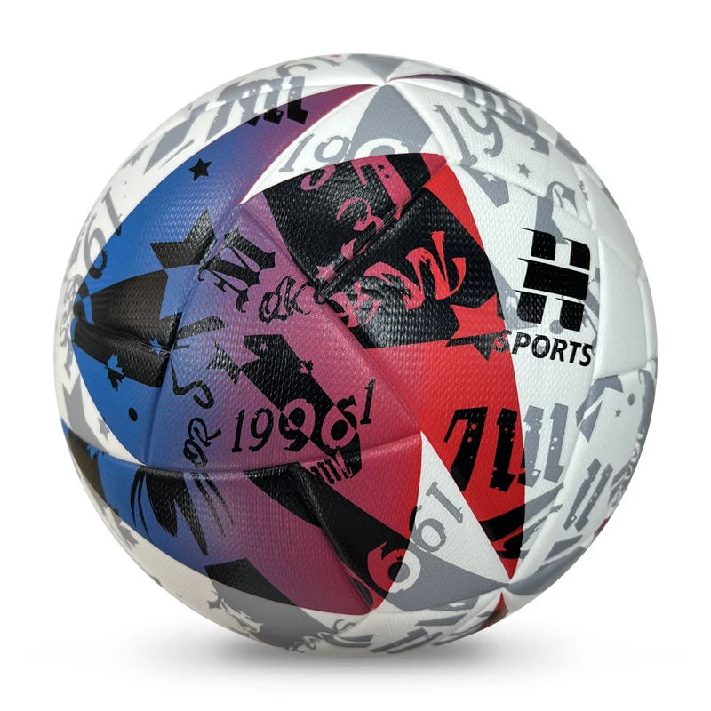 PU Leather High Quality Soccer Ball Size 5 Customization Football Thermal Bonded Soccer Factory Wholesale