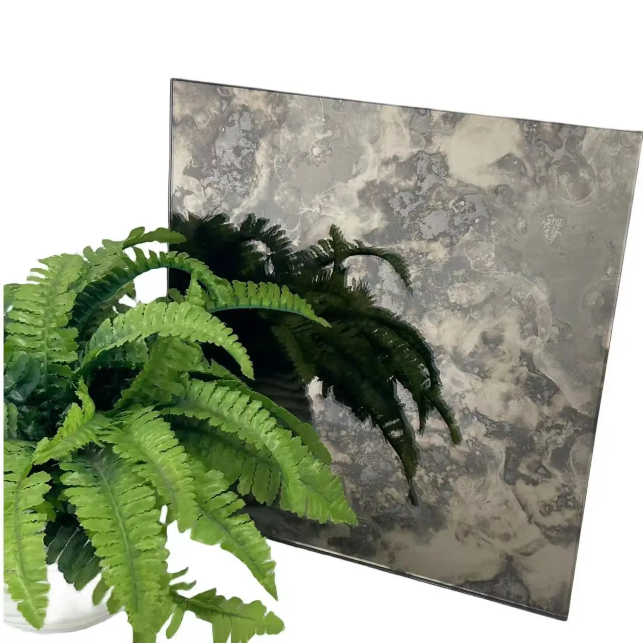 Manufacturers custom MIRROR SHEET GLASS antique mirror bronze tinted mirror glass for decor wall