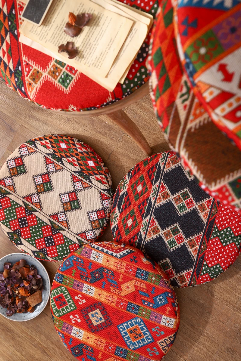 Wholesale 30% Cotton 70% Polyester Jacquard Woven Lumbar Pillows & Seat Cushions