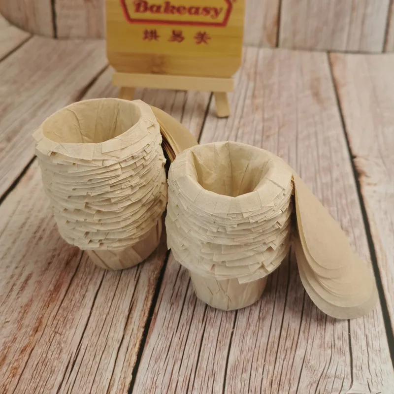 Disposable Natural Brown Unbleached Paper Coffee Filters Replacement Filters For Single Serve Keurig 1.0 and 2.0 Brewers