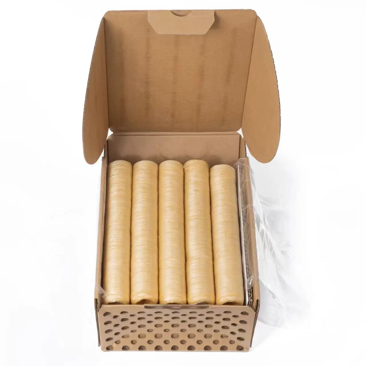 Wholesale Hot Dog Linguica Calabresa Colorless Edible Collagen Casing for Sausage