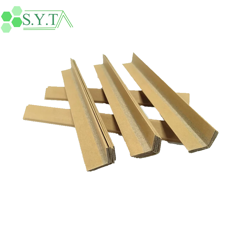 SYT Brown  L shape paper Angles Edge Boards Kraft Paper Pallet Edge Protector Paper Packing Corner Protectors