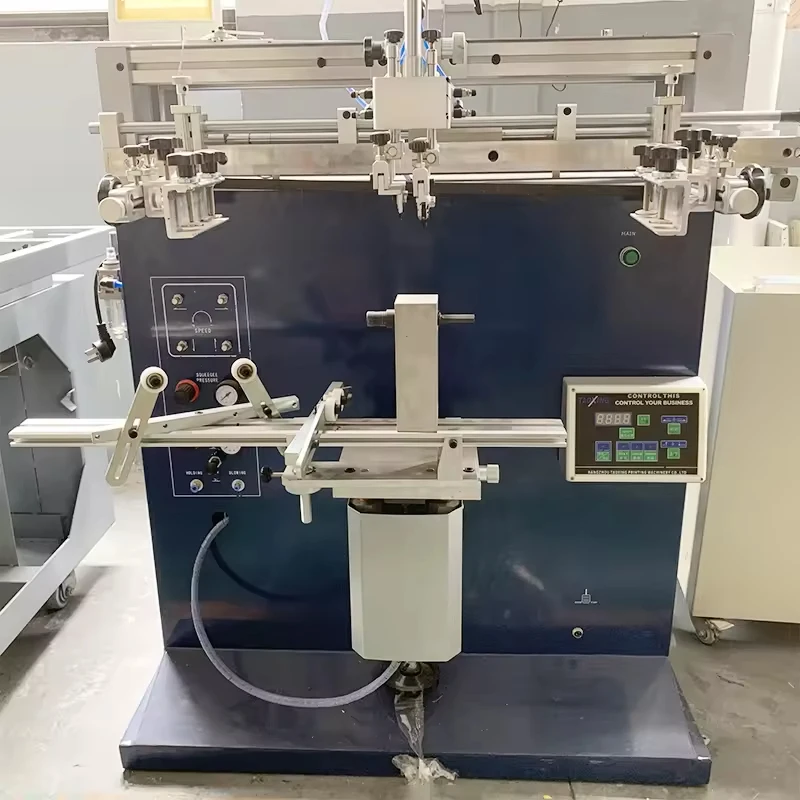 Factory Price Genuine Screen Printing Machine Round Water Cup Milk Tea logo Date