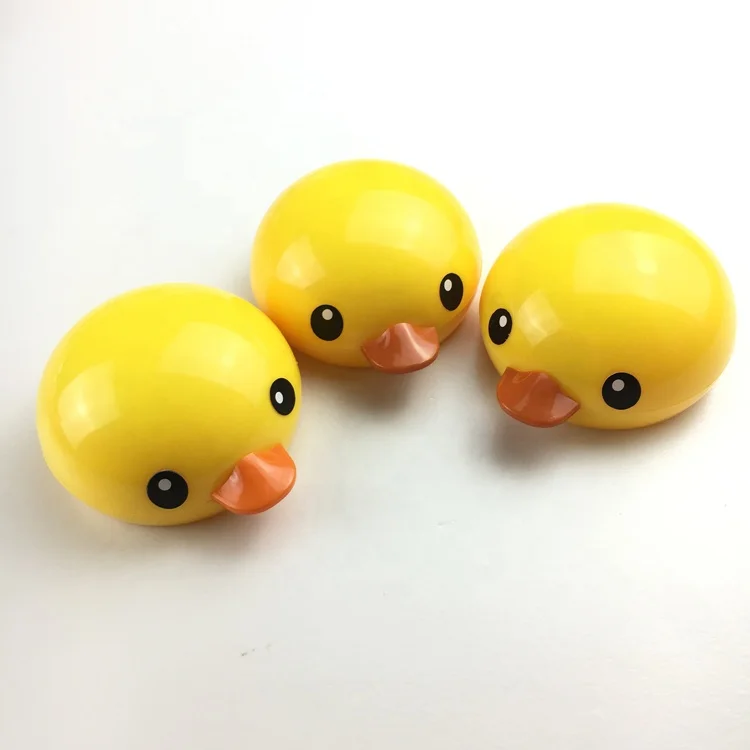 Милая желтая утка контактные линзы чехол может напечатать логотип на корпус