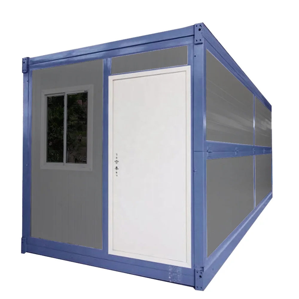 Easy to install prefabricated steel structure folding container houses for villas prefab house