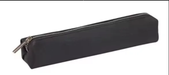 New product whosale cheap long leather plastic pen case pencil pouch for student