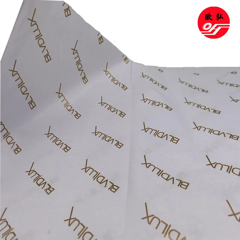 popular tissue paper custom printed logo 30g tissue wrapping paper packaging luxury tissue paper wrapping