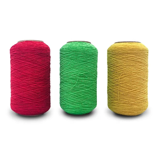 100%Socks Knitting Weaving Yarn Rubber Covered Yarn Socks Machine Knitting Use Latex Covered Yarn