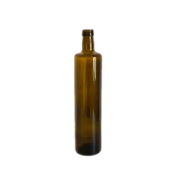 Food Grade 250ml 500ml 750ml 1000ml Square Dark Green Marasca Glass Bottle Olive Oil Bottle 500ml Antique Green Round Olive oil