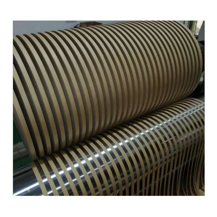 
Slitted Kraft Paper Roll, 24/28g Drinking Straw Wrapping Paper 