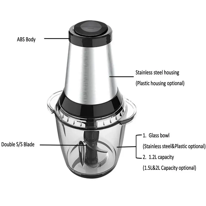 Wholesale Best Seller Pounding Machine Mini Vegetable Meat Choppers Machine Mincer Meat Gear