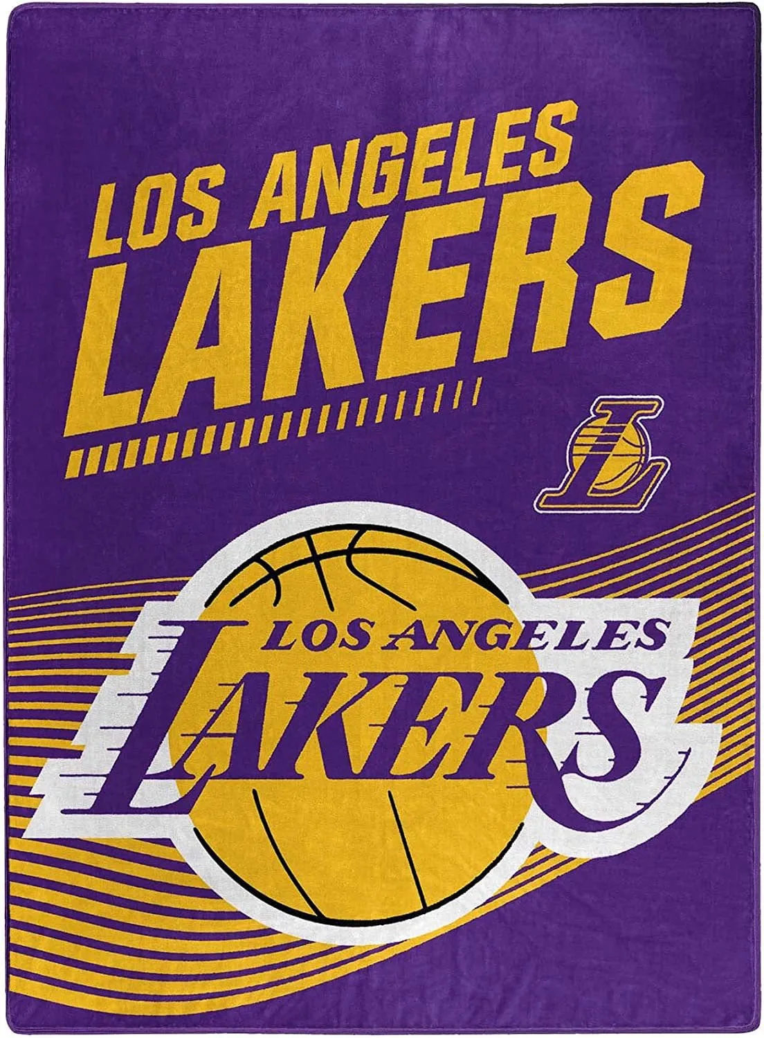 NBA Super Soft Plush printed fleece personalized baby blankets custom throw blanket for winter