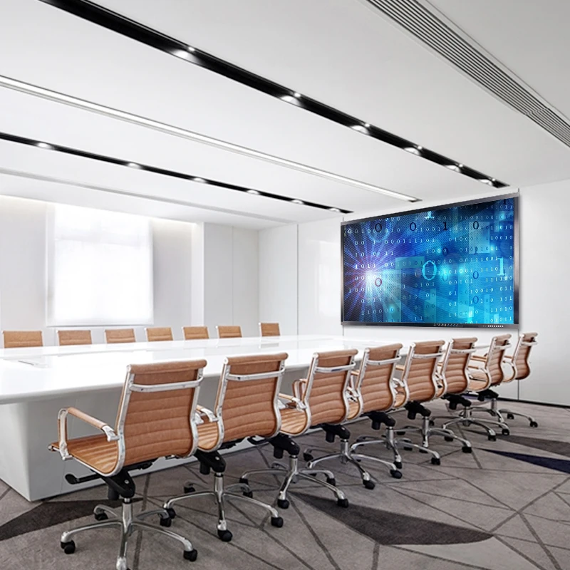 Factory price 50 55 inch interactive flat panel multi touch screen 4k monitor LCD ultra thin electronic whiteboard