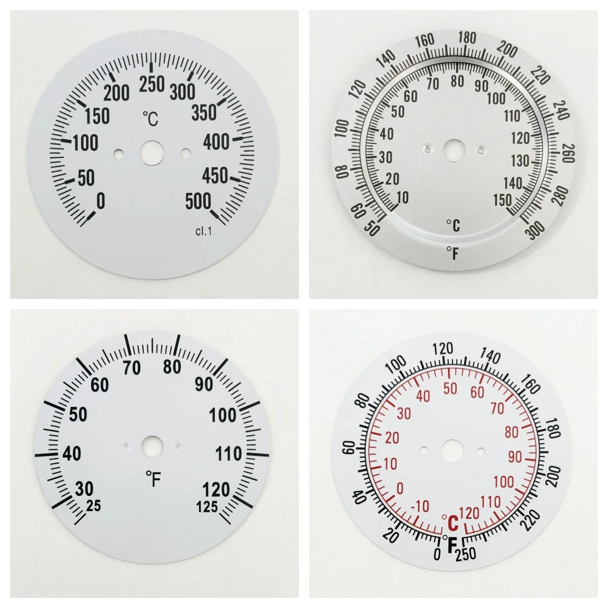 0-500C 10-150C Remote Reading Dial Thermometer With Protector And Front Flange