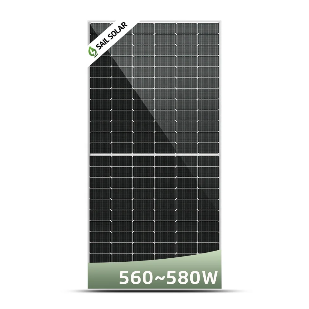 Free Shipping Solar PV Panels 560W 570w 580w Double Glass Solar Module with CE TUV INMETRO Certification