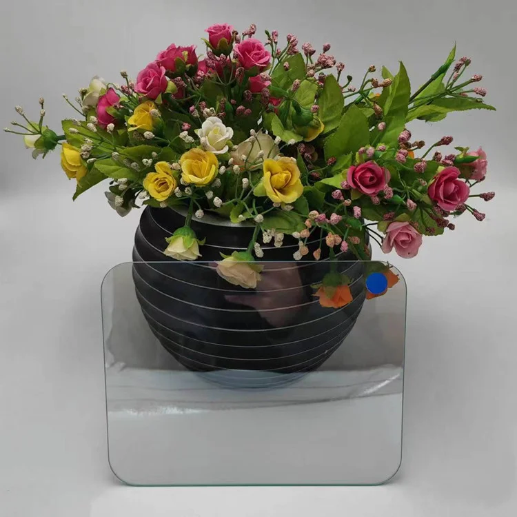 Best selling Customized thickness Teleprompter 70/30 60/40 beam splitter screen for teleprompter glass