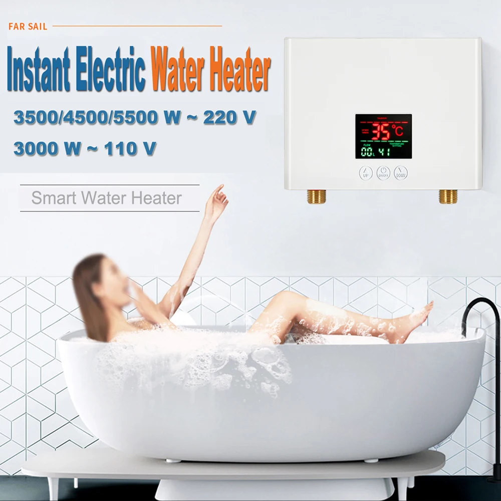 Bath Tub Water Heater Al Electric Water Heater Calefon Electrico de Agua