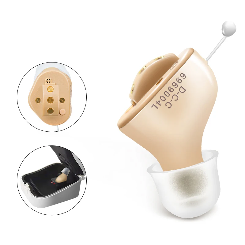 C55 Non-programmable mini ITE rechargeable Intelligent comfortable hearing aid sale