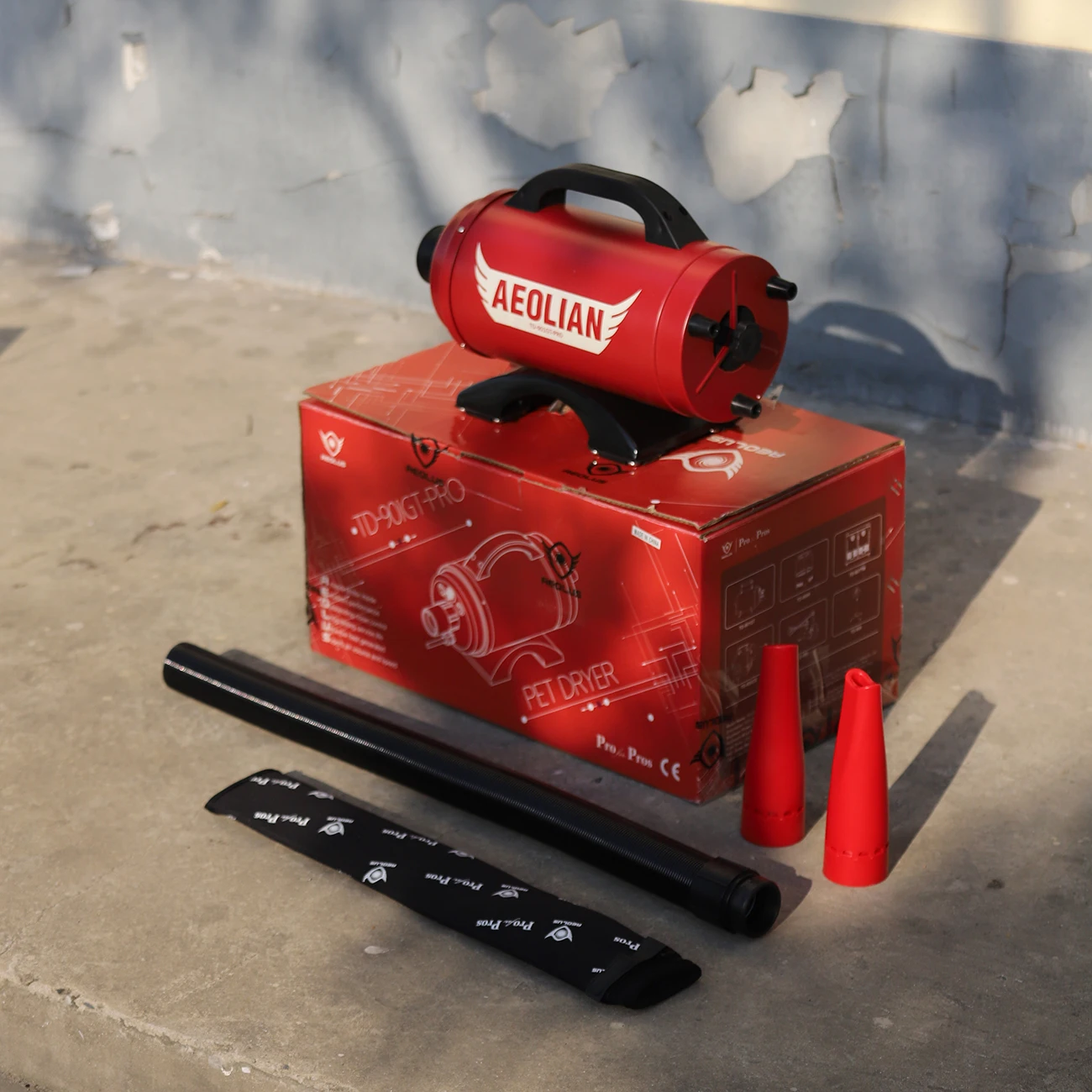 Adjustable Speed Dog Pet Hair fast quick drying grooming Dryer TD-901GT-PRO AMETEK Motor Water Blower