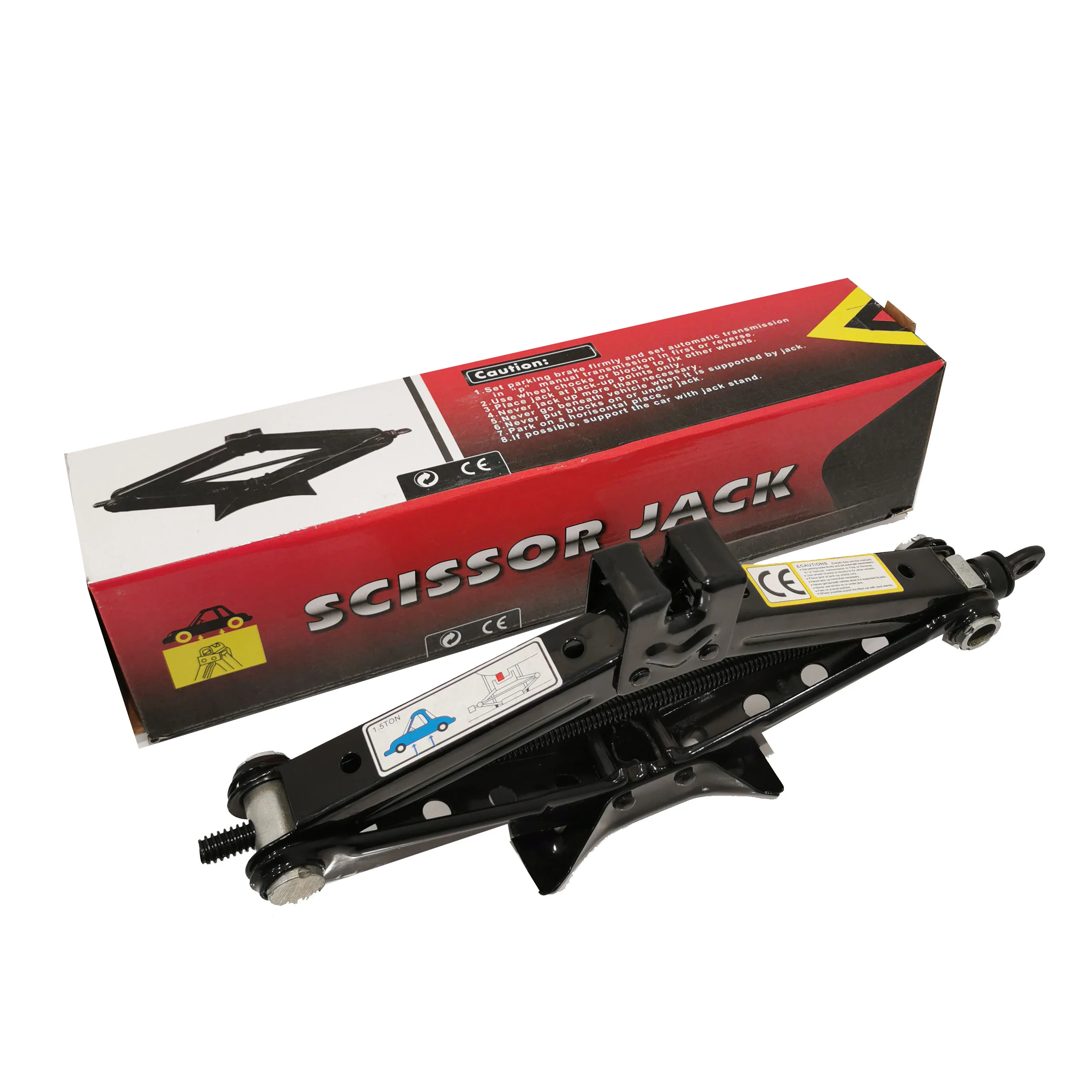 
1.5ton manual screw small lift jack scissor jack 