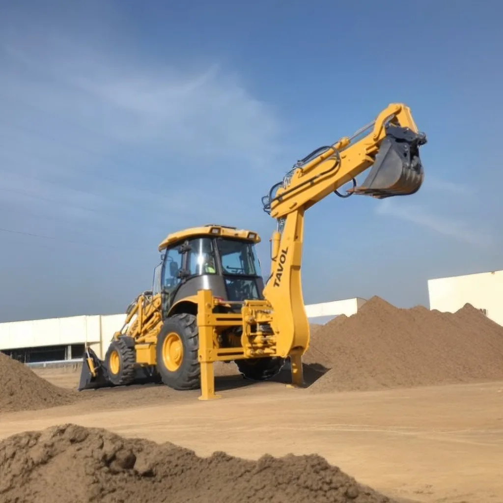 TAVOL 388 886 30-25 Backhoe Loader Small and middle Backhoes for Construction Work Professional Design Backhoe Loader