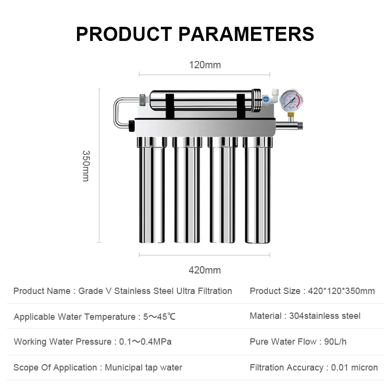 Top Selling Alkaline Ultrafiltration Water Purifiers for Domestic and Household Use from China