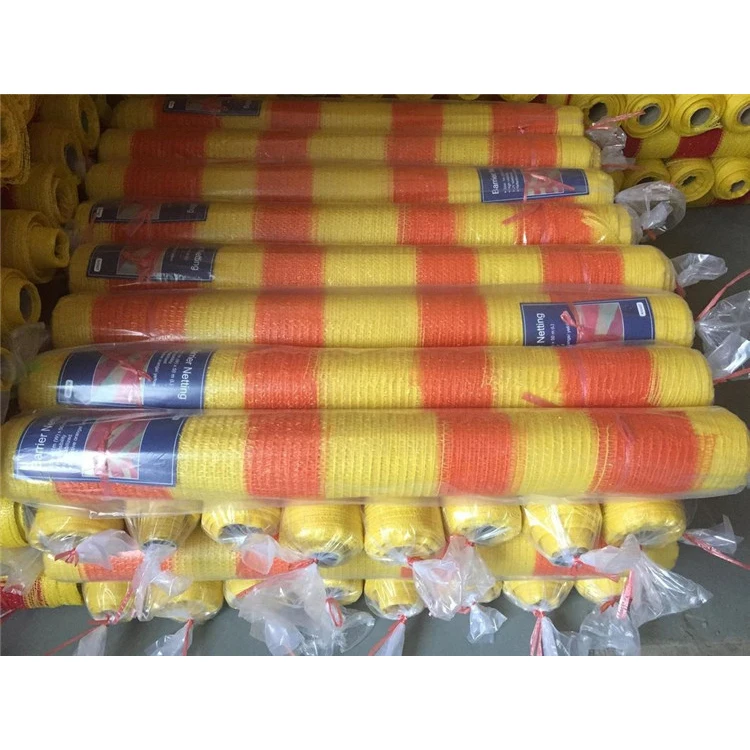 Plastic PE material safety warning roadblock net