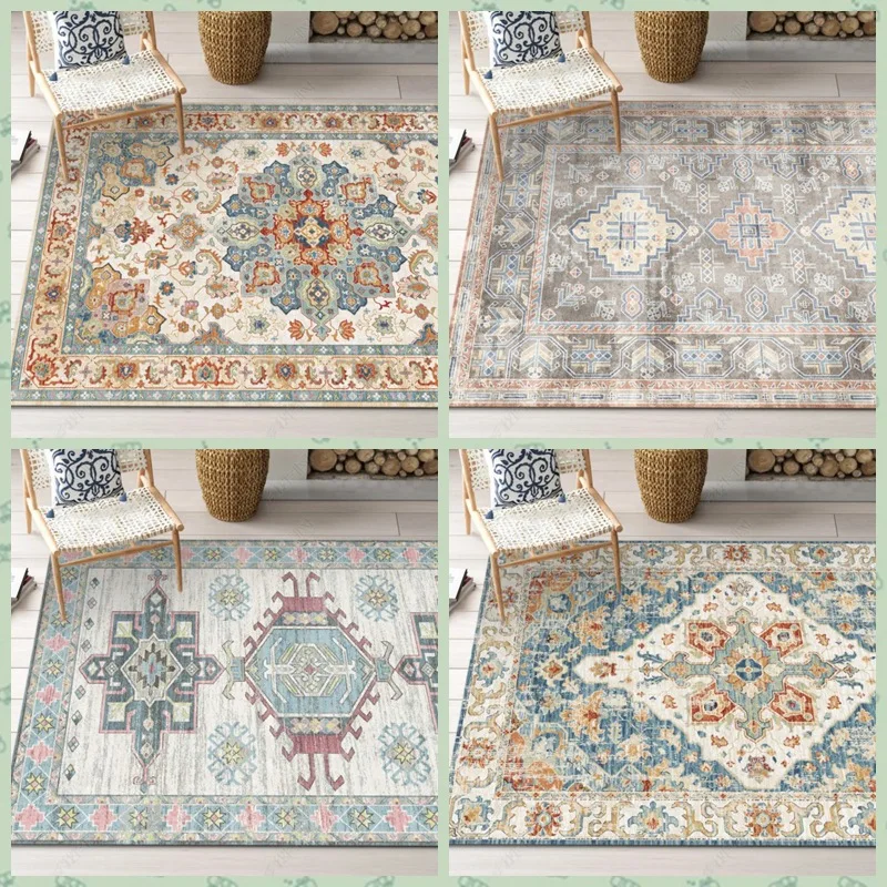 Artistic Weavers Vintage Retro Distressed Turkey Boho Unique Area Rug Carpet for Home Hotel Office Arcade Decoration