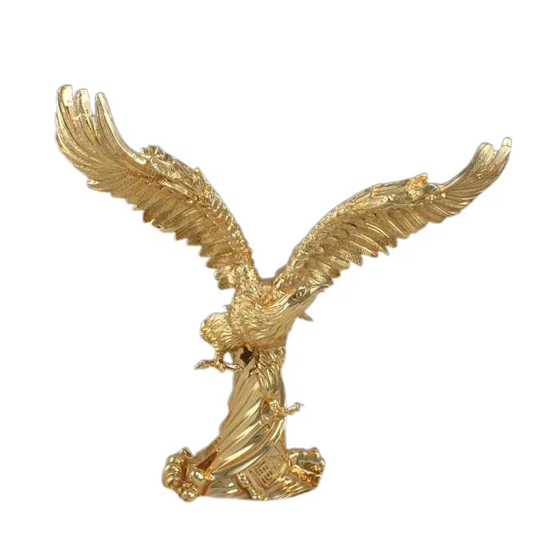 Customized Size Resin Birds Statue  Flying Eagle Sculpture for Theme Park