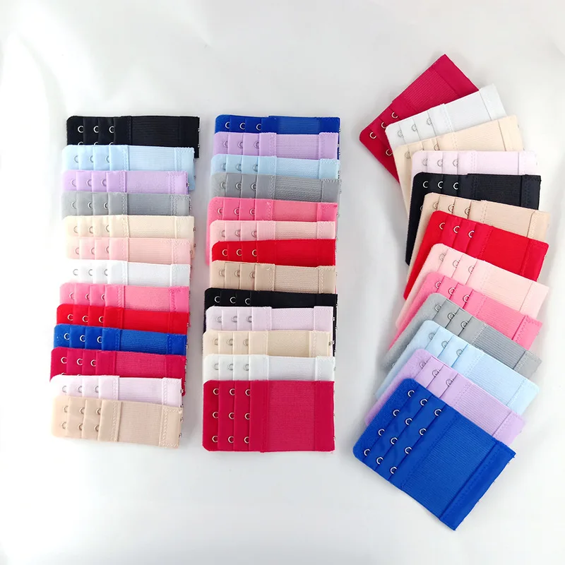 Durable Comfortable Adjustable Nylon Bra Extender Hook And Eye Closure Extender