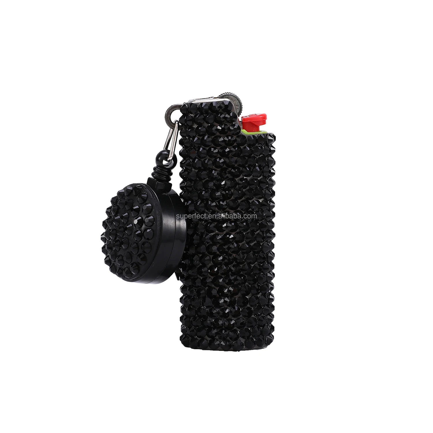 Custom Handmade Lighters Cigarette Stylish J6 Lighter Holder  Luxury Jewel Crystal Brilliant Diamond Lighter Case